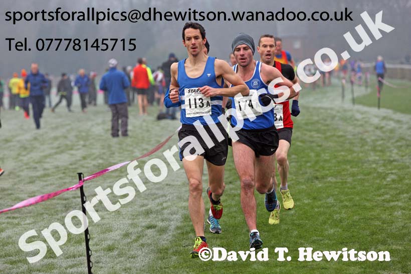 Veterans race, Durham Cathedral Cross Country Relays. Photo: David T. Hewitson/Sports for All Pics